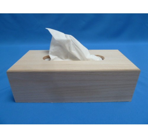 houten tissue doos